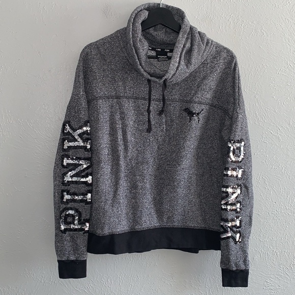 Vs sequin cowlneck hoodie